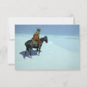 De scout, vrienden of vijanden van Frederic Reming Bedankkaart (Voorkant)