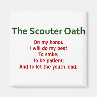 De Scouter Oath Magnet