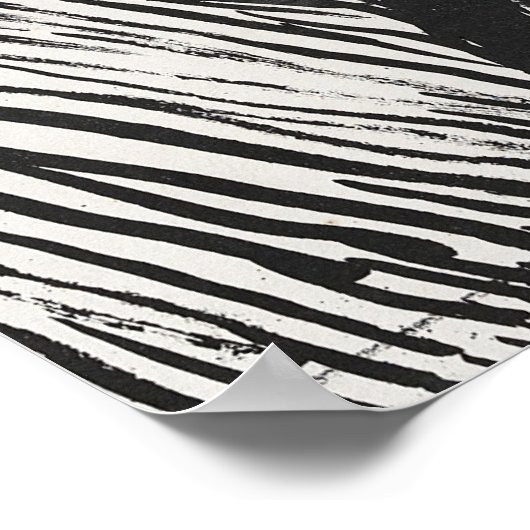 De Scream (1895) van Edvard Munch. Poster (Hoek)