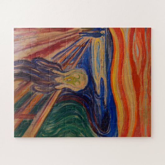 De Scream, 1910, van Edvard Munch Legpuzzel (Horizontaal)