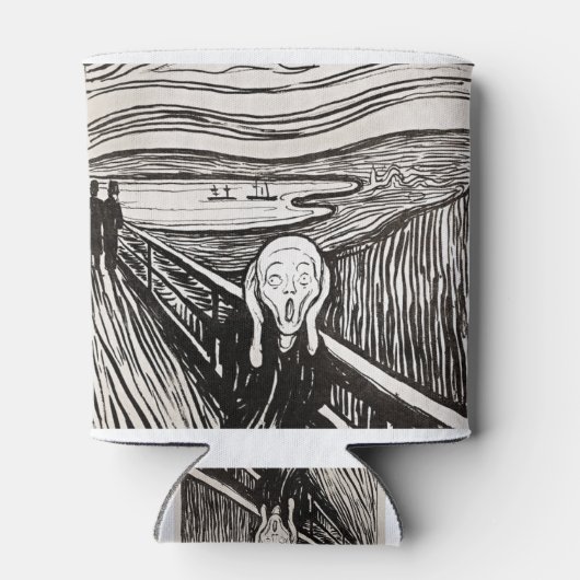 De Scream Edvard Munch Blikjeskoeler (Achterkant)