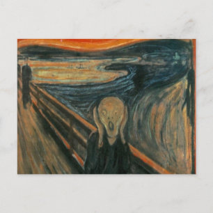 De Scream - Edvard Munch Briefkaart