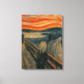 De Scream - Edvard Munch Canvas Afdruk (Voorkant)