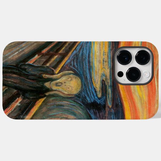 De Scream - Edvard Munch Case-Mate iPhone Case (Achterkant (horizontaal))