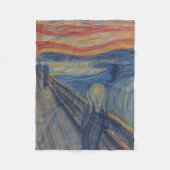 De Scream, Edvard Munch Fleece Deken (Voorkant)