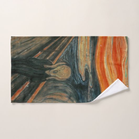 De Scream - Edvard Munch Handdoek (Handdoek)