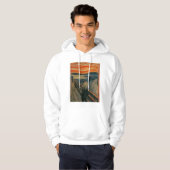De Scream - Edvard Munch Hoodie (Voorkant volledig)