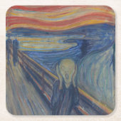 De Scream, Edvard Munch Kartonnen Onderzetters (Voorkant)