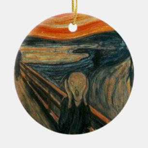 De Scream - Edvard Munch Keramisch Ornament