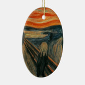 De Scream - Edvard Munch Keramisch Ornament (Rechts)