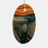 De Scream - Edvard Munch Keramisch Ornament (Rechts)