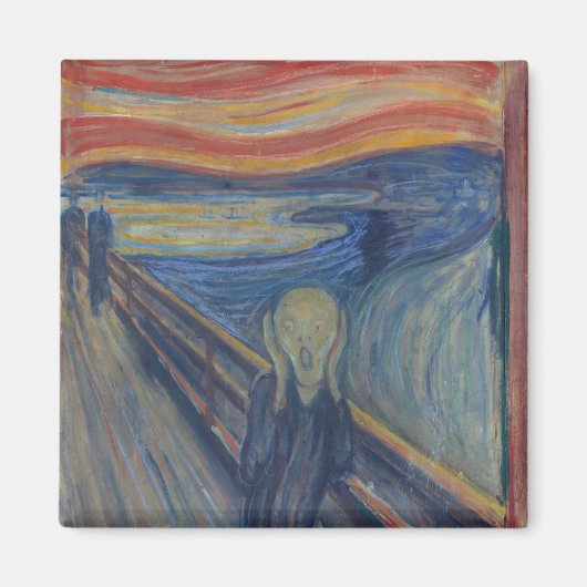 De Scream, Edvard Munch Magneet (Voorkant)
