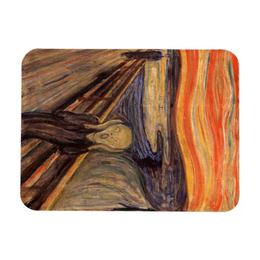 De Scream - Edvard Munch Magneet (Horizontaal)