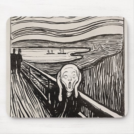 De Scream Edvard Munch Muismat (Voorkant)