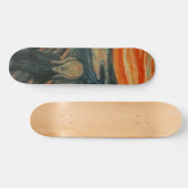 De Scream - Edvard Munch Persoonlijk Skateboard (Horizontaal)