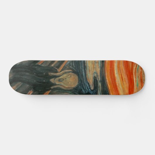 De Scream - Edvard Munch Persoonlijk Skateboard (Horizontaal)