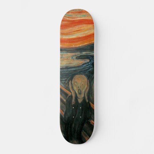 De Scream - Edvard Munch Persoonlijk Skateboard (Voorkant)