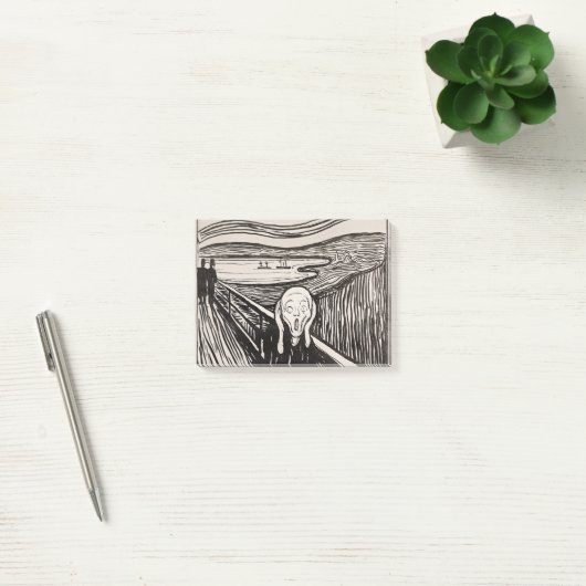 De Scream Edvard Munch Post-it® Notes (Kantoor)