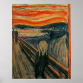 De Scream - Edvard Munch Poster (Voorkant)