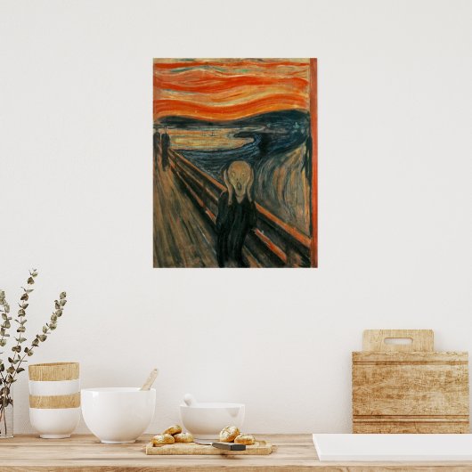 De Scream - Edvard Munch Poster (Keuken)