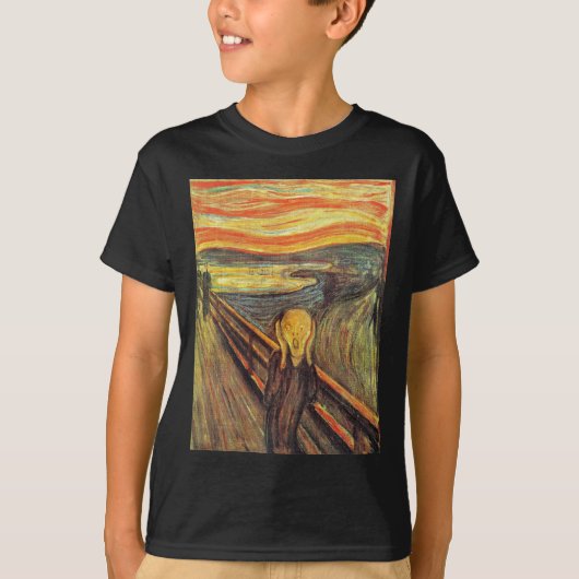 De Scream - Edvard Munch T-shirt (Voorkant)