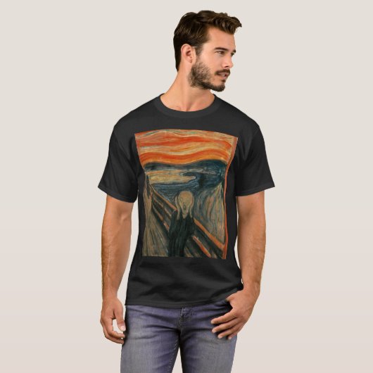 De Scream - Edvard Munch T-shirt (Voorkant volledig)