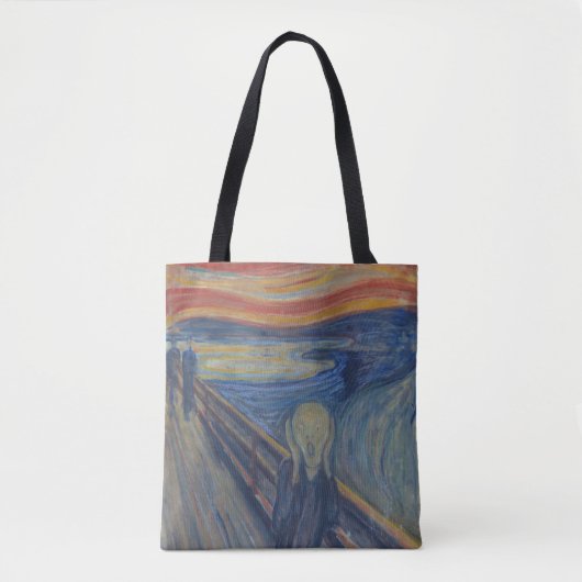 De Scream, Edvard Munch Tote Bag (Voorkant)