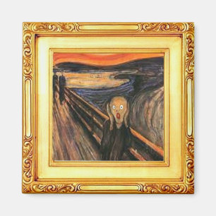 De Scream, Fine Art van Edvard Munch Magnet