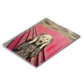 De Scream MUNCH BAUHAUS optische illusie stijl Notitieboek (Linkerzijde)