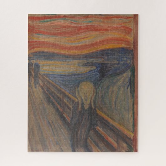 De Scream of Horror van Edvard Munch 1893 Legpuzzel (Verticaal)