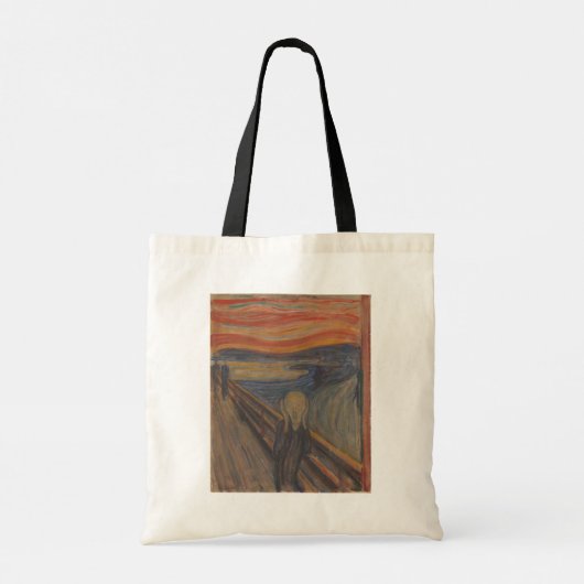 De Scream of Horror van Edvard Munch 1893 Tote Bag (Achterkant)