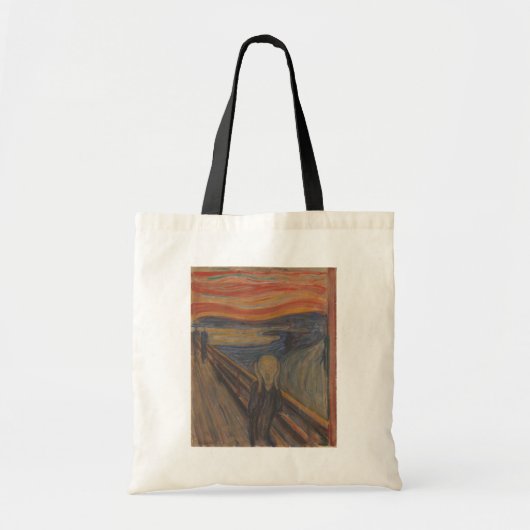 De Scream of Horror van Edvard Munch 1893 Tote Bag (Voorkant)