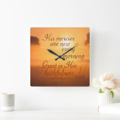 De scripts Zijn genootschappen zijn elke ochtend n Vierkante Klok (Huis)