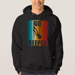 De scuba van de terugkeer duikt dieper onderaan V Hoodie