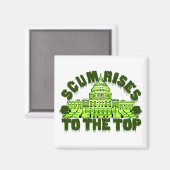 De scum stijgt naar de top-magneet magneet (Voorkant / Achterkant)