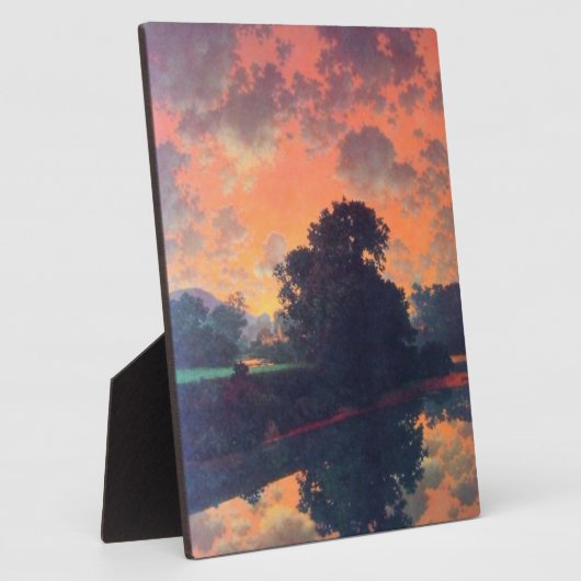 De Scutney-rivier door Maxfield Parrish Fotoplaat (Zijkant)