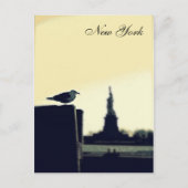 De Seagull en het Vrijheidsbeeld Briefkaart (Voorkant)