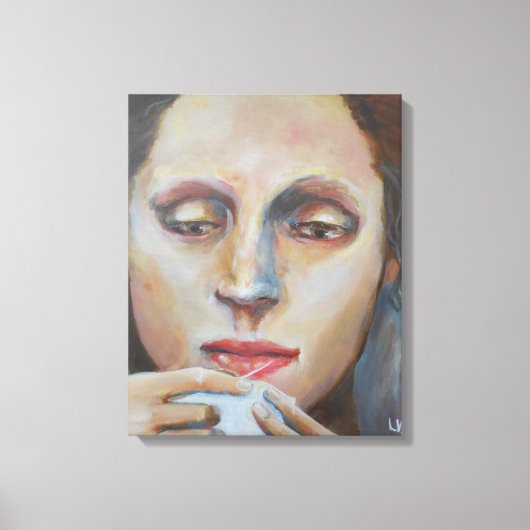 De Seamstress Canvas Afdruk (Voorkant)