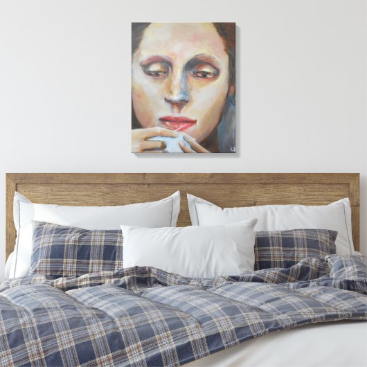 De Seamstress Canvas Afdruk (Insitu (Slaapkamer))