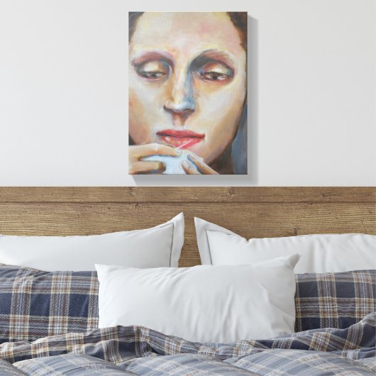 De Seamstress Canvas Afdruk (Insitu (Slaapkamer))