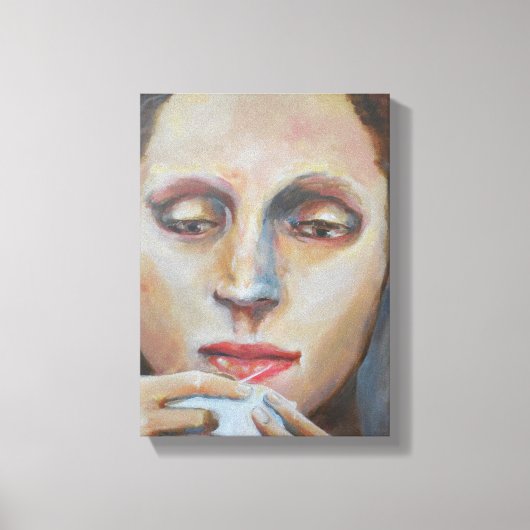 De Seamstress Canvas Afdruk (Voorkant)