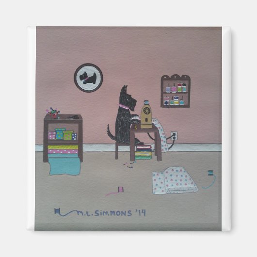 DE SEAMSTRESS MAGNEET (Voorkant)