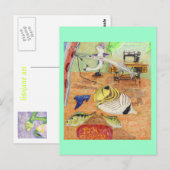 De Seamstress-winkel Briefkaart (Voorkant / Achterkant)