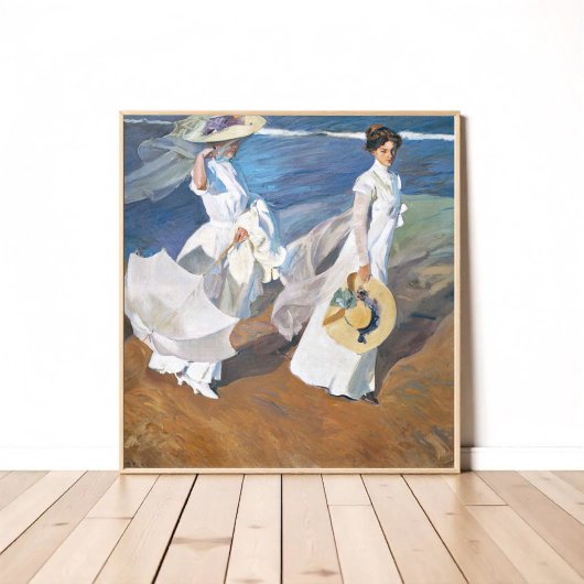 De Seashore, Joaquín Sorolla Poster