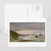 De Seashore te Sainte-Adresse, 1864 Briefkaart (Voorkant / Achterkant)