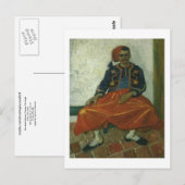 De Seated Zouave, Van Gogh Fine Art Briefkaart (Voorkant / Achterkant)