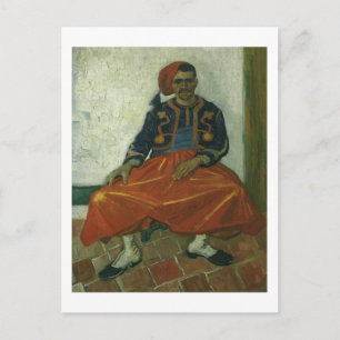 De Seated Zouave, Van Gogh Fine Art Briefkaart