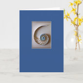 De Sectie van Shell van Nautilus Kaart (Gele Bloem)