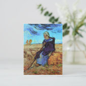 De sedes (na Millet) Van Gogh Fine Art Briefkaart (Staand voorkant)
