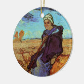 De sedes (na Millet) van Vincent van Gogh Keramisch Ornament (Links)